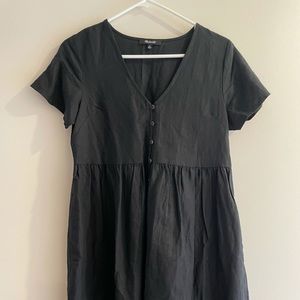 Madewell linen-blend Alexandra dress
